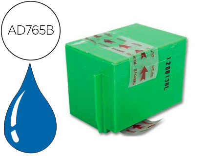 Papeterie Scolaire : Cartouche d'encre bleue compatible avec pitney bowes ad765b pour dm300c/dm400c/dm425c type postale ml/mm