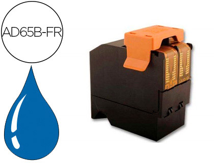 Papeterie Scolaire : Cartouche d'encre bleue compatible avec neopost ad65b-fr satas ij65-ij70-ij75-ij80-ij85