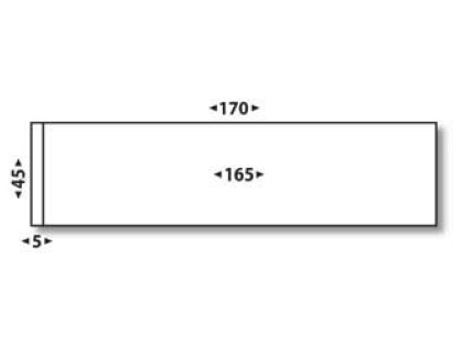 Fourniture de bureau : Étiquette affranchissement techmay double 170x45mm boîte 1000 