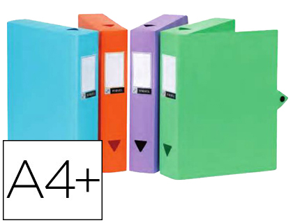 Boîte de classement Viquel polypropylène dos 60mm coloris assortis style