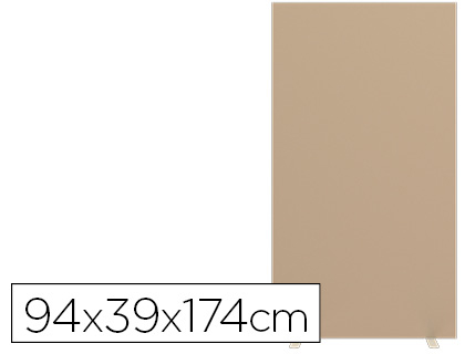 Papeterie Scolaire : Cloison paperflow easyscreen largeur 94cm coloris blanc/sable