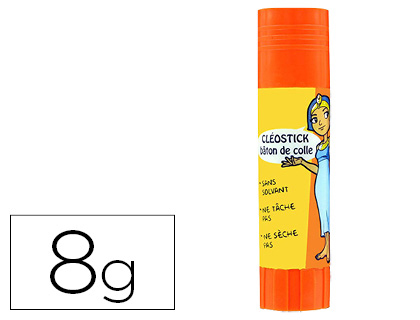 Papeterie Scolaire : Colle cléopâtre stick tube de 8g