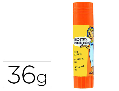 Papeterie Scolaire : Colle cléopâtre stick tube de 36g