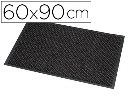 Papeterie Scolaire : Tapis paperflow absorbant microfibre et polypropylène 60x90cm coloris gris