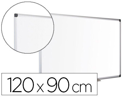 Papeterie Scolaire : Tableau blanc bi-office pivotant mobile laqué 120x90cm