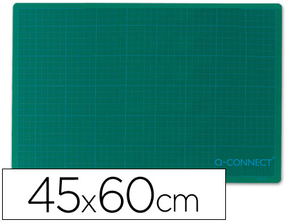 Fourniture de bureau : Plaque coupe q-connect pvc épaisseur 3mm 450x600mm a2 coloris vert