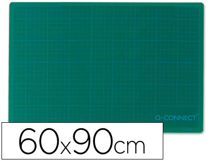 Fourniture de bureau : Plaque coupe q-connect pvc épaisseur 3mm 600x900mm a1 coloris vert