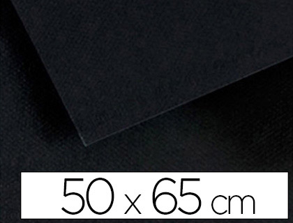 Fournitures de bureau : Papier dessin canson vivaldi nº626 50x65cm 240g/m2 offset unicolore noir