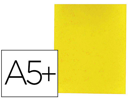 Fournitures de bureau : Protège-cahier coutal carte lustrée 3/100e format écolier 170x220mm coloris jaune