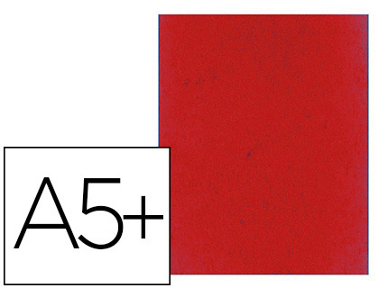 Fournitures de bureau : Protège-cahier coutal carte lustrée 3/100e format écolier 170x220mm coloris rouge