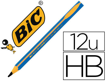 BIC Kids - Crayon à papier - Spécial Apprentissage - HB - 4mm - Corps Bleu