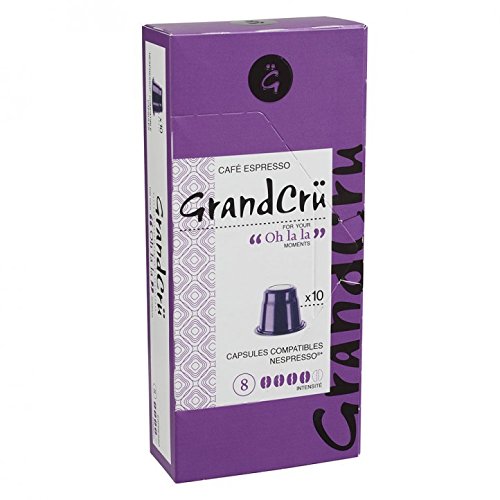 Papeterie Scolaire : Capsule de café Grandcru caps Ohlala nº8 compatible nespresso paquet 10 capsules