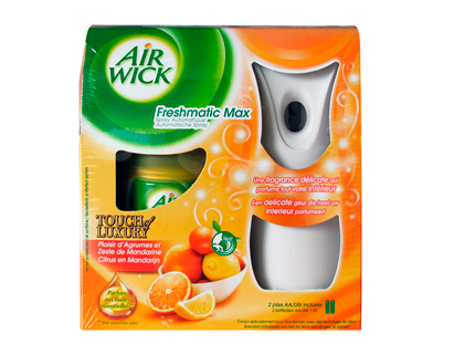 Papeterie Scolaire : Diffuseur de parfum air wick freshmatic diffusion automatique raffraichit désodorise + recharge