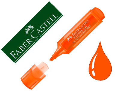 Faber-Castell Textliner 1546 - Surligneur - Pointe Biseautée - Orange