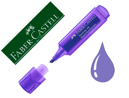 Faber-Castell Textliner 1546 - Surligneur - Pointe Biseautée - Violet