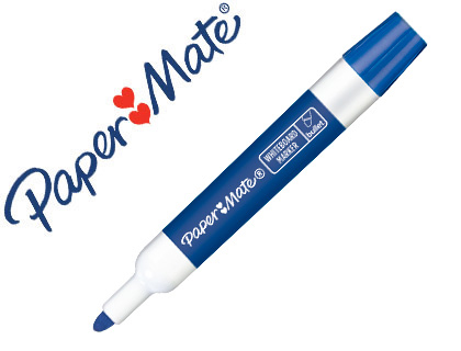 Paper Mate - Marqueur Effaçable - Pointe Ogive - Bleu