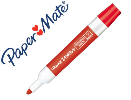 Paper Mate - Marqueur Effaçable - Pointe Ogive - Rouge