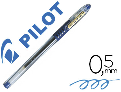 Pilot G1 Grip - Roller - Pointe Moyenne 0.7mm - Bleu