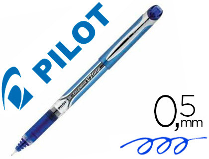 Pilot Hi-Tecpoint V7 Grip - Roller - Pointe Moyenne 0,7mm - Bleu