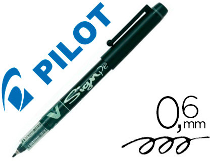 Pilot V Sign Pen - Feutre Fin - Pointe Moyenne - Noir