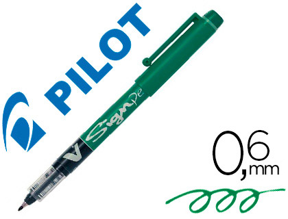 Pilot V Sign Pen - Feutre Fin - Pointe Moyenne - Vert