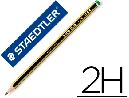 STAEDTLER Noris 120 - Crayon à Papier - 2H - Mine 2mm