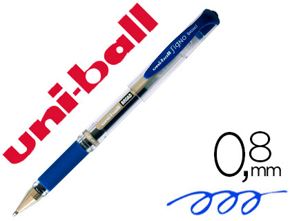 UniBall Signo Broad - Roller - Pointe Moyenne 1 mm - Bleu