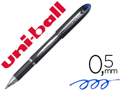 Uniball Jetstream Grip - Roller - Pointe Moyenne 1mm - Bleu