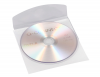 Q-Connect - 10 Enveloppes CD/DVD adhésives - Transparent