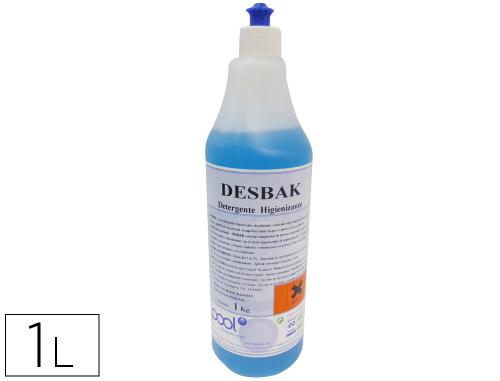 Fournitures de bureau : Nettoyant bactericide desbakazul sans rinãage bouteille 1 litre