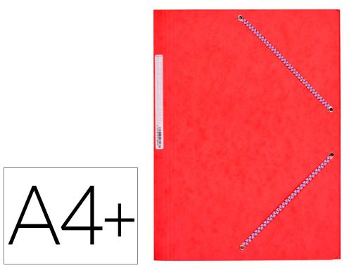 Chemise à élastique sans rabats Coutal 24x32cm carte lustrée 5/10e dos 15mm couleur rouge