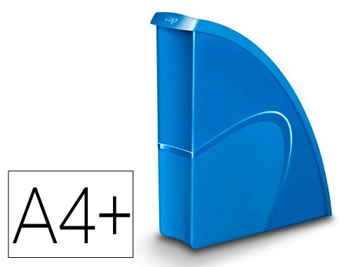 Fournitures de bureau : Porte-revues cep pro polystyrène antichoc robuste format 24x32cm 259x8x31cm coloris gloss bleu