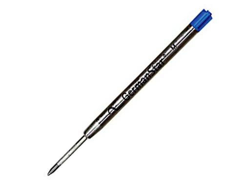 Papeterie Scolaire : Recharge stylo-bille carpentras type parker pointe moyenne coloris bleu