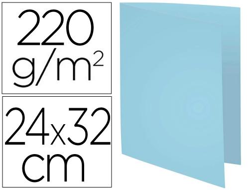 Chemise cartonnée Exacompta Forever carte recyclée 220g/m² 24x32cm coloris bleu clair - Paquet de 100