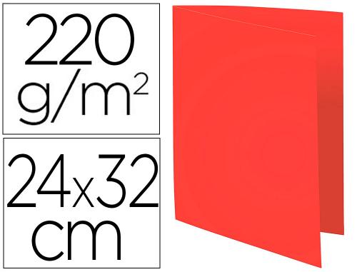 Chemise cartonnée Exacompta Forever carte recyclée 220g/m² 24x32cm coloris rouge - Paquet de 100