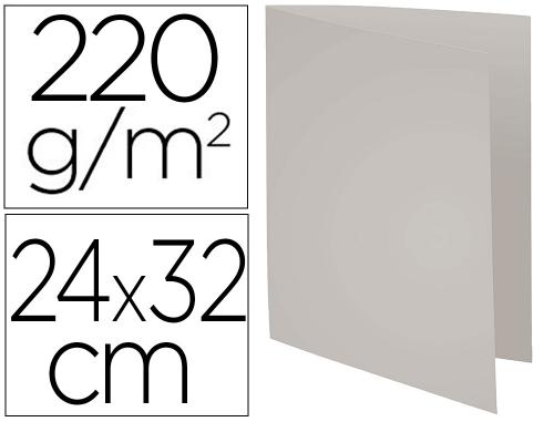 Chemise cartonnée Exacompta Forever carte recyclée 220g/m² 24x32cm coloris gris - Paquet de 100