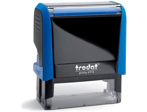 Fournitures de bureau : Tampon trodat x-print signature parents encrage bleu automatique rechargeable empreinte 45x16mm