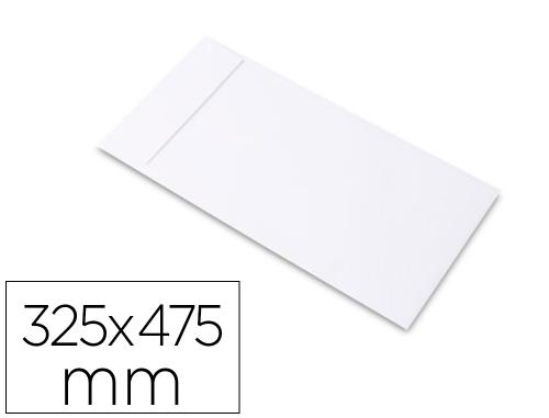 Papeterie Scolaire : Pochette antalis plastique opaque co-extrudé indéchirable imperméable ouverture grand côté 325x475mm coloris blanc 500 unités