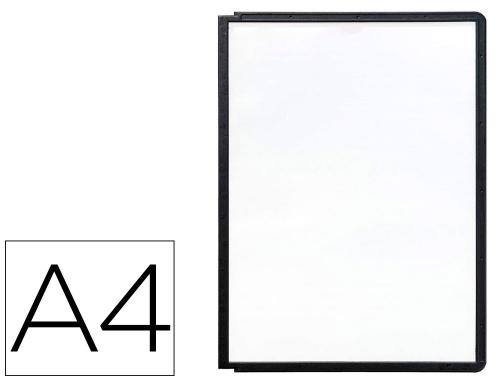 Durable - Plaque pochette Sherpa - A4 - cadre profile noir