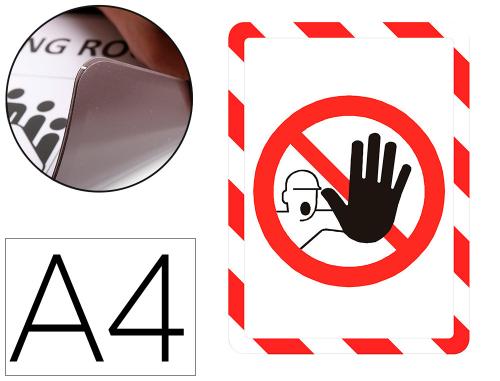 Papeterie Scolaire : Porte-affiche a4 magnétique interdit