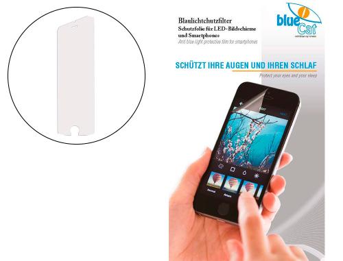 Papeterie Scolaire : Filtre de protection oculaire anti lumière bleue pour iPhone 6/ 6S