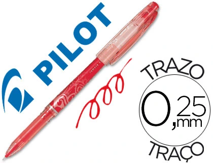 Pilot Frixion Point - Roller Effaçable - Pointe Fine 0,5 mm - Rouge