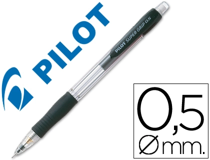 Pilot Super Grip - Porte Mines - 0,5mm - Noir