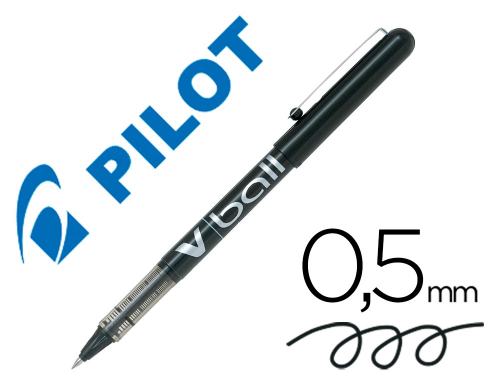 Pilot Vball - Roller - Pointe Fine 0.5 mm - Noir